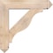Ekena Millwork Funston Arts and Crafts Smooth Bracket w/ Offset Brace, Douglas Fir, 7 1/2"W x 34"D x 34"H BKT0806X34X34FST03SDF - alternate 2